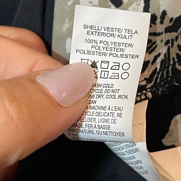 NWT Lucky Brand Floral Peasant Top - Size 1X - Picture 11 of 14